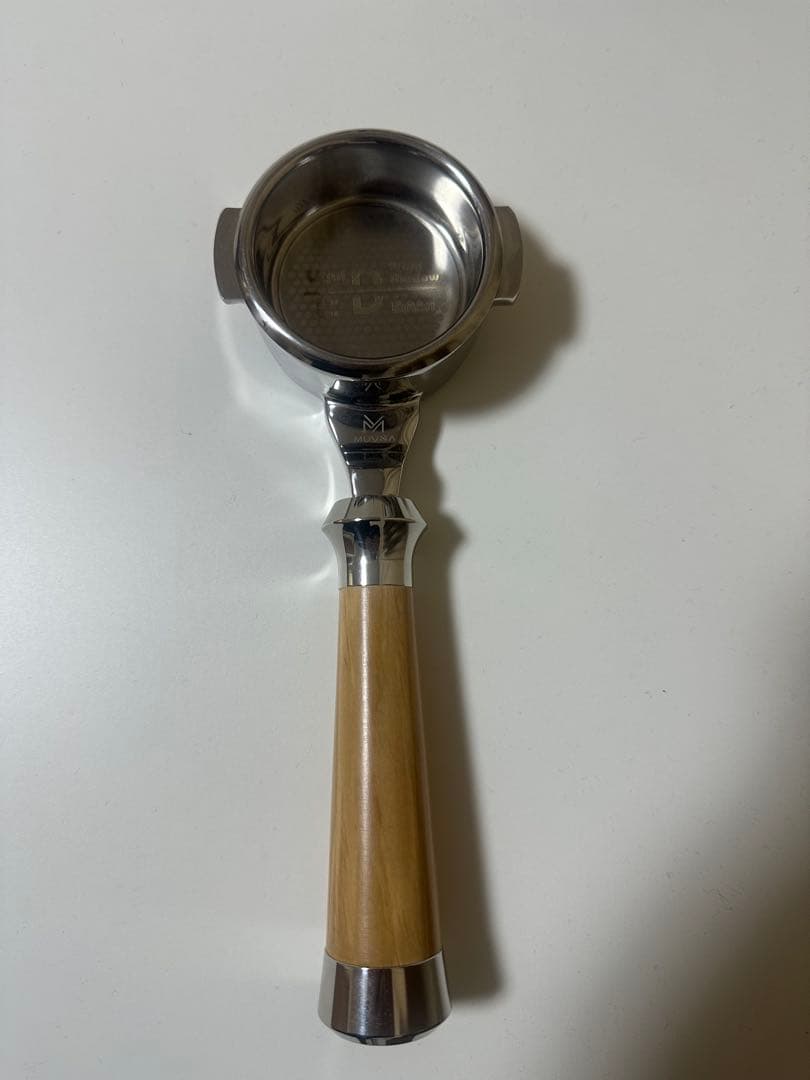 MUVNA E61 ボトムレスポルタフィルター 木製ハンドル