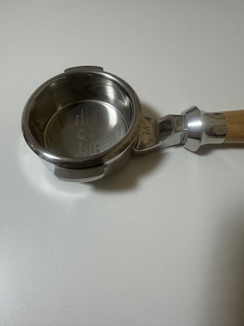 MUVNA E61 ボトムレスポルタフィルター 木製ハンドル