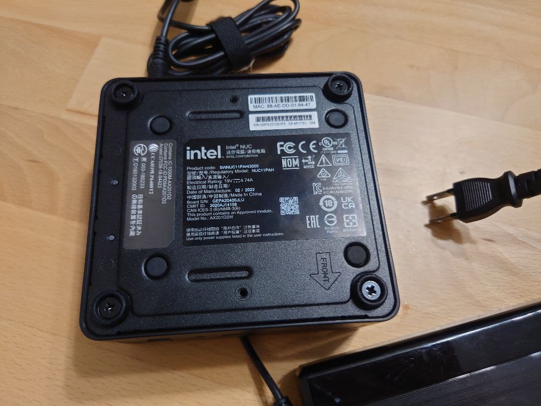 二*子様 【最終値下げ】Win11pro導入済 miniPC NUC11TNKi