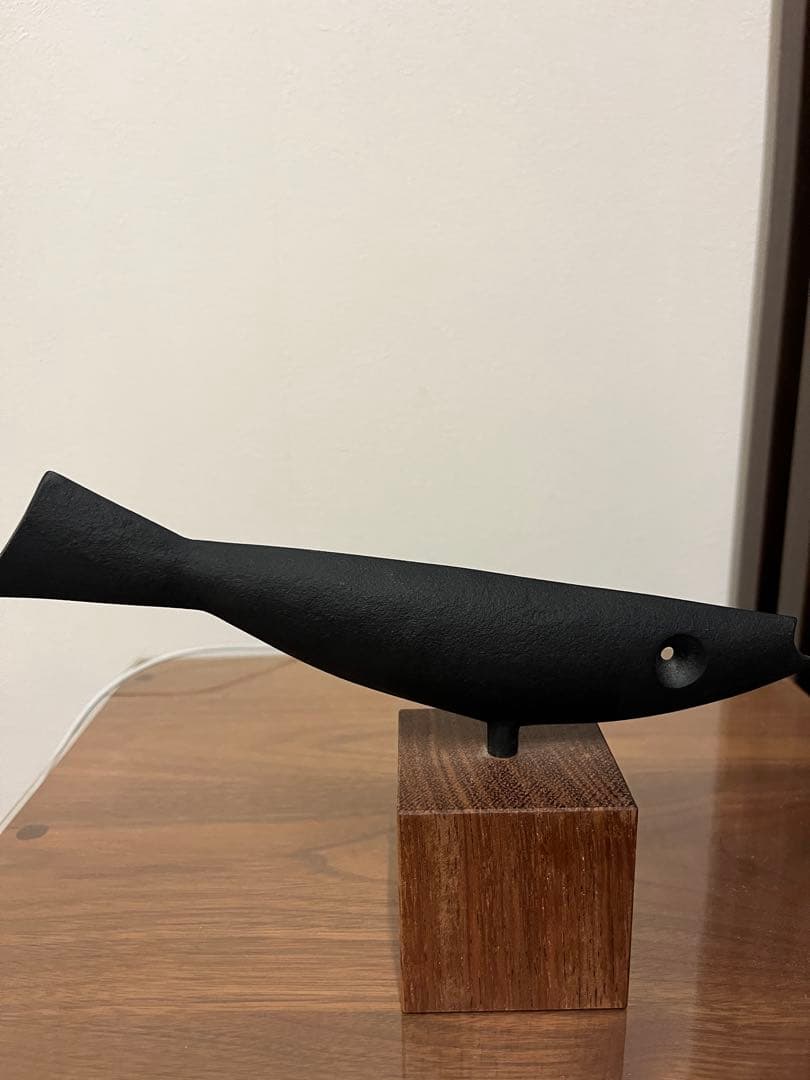 ■釜定 南部鉄器★オーナメント2点セット★魚と鳥★オブジェ★宮伸穂