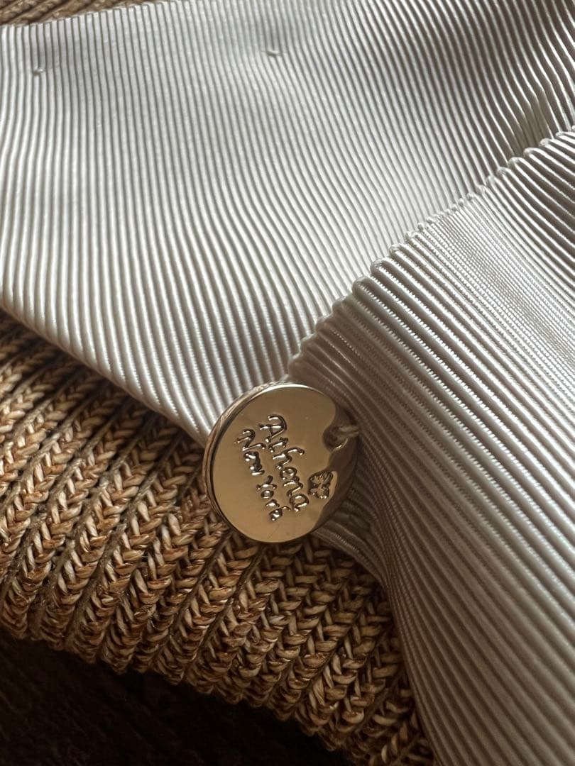 Athena New York アシーナニューヨーク リボン付き麦わら帽子