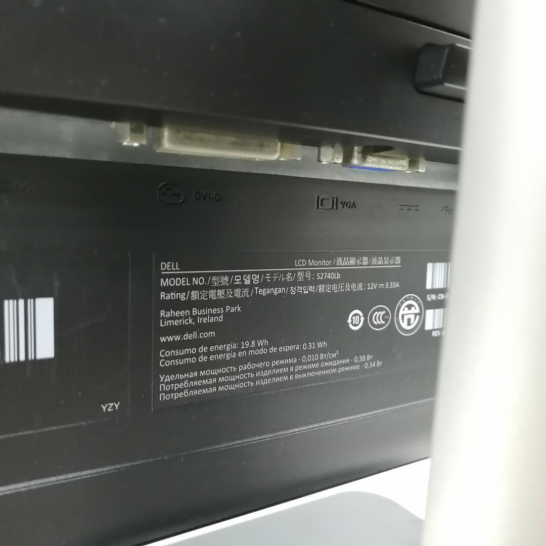 【動作品】DELL モニター s2740l