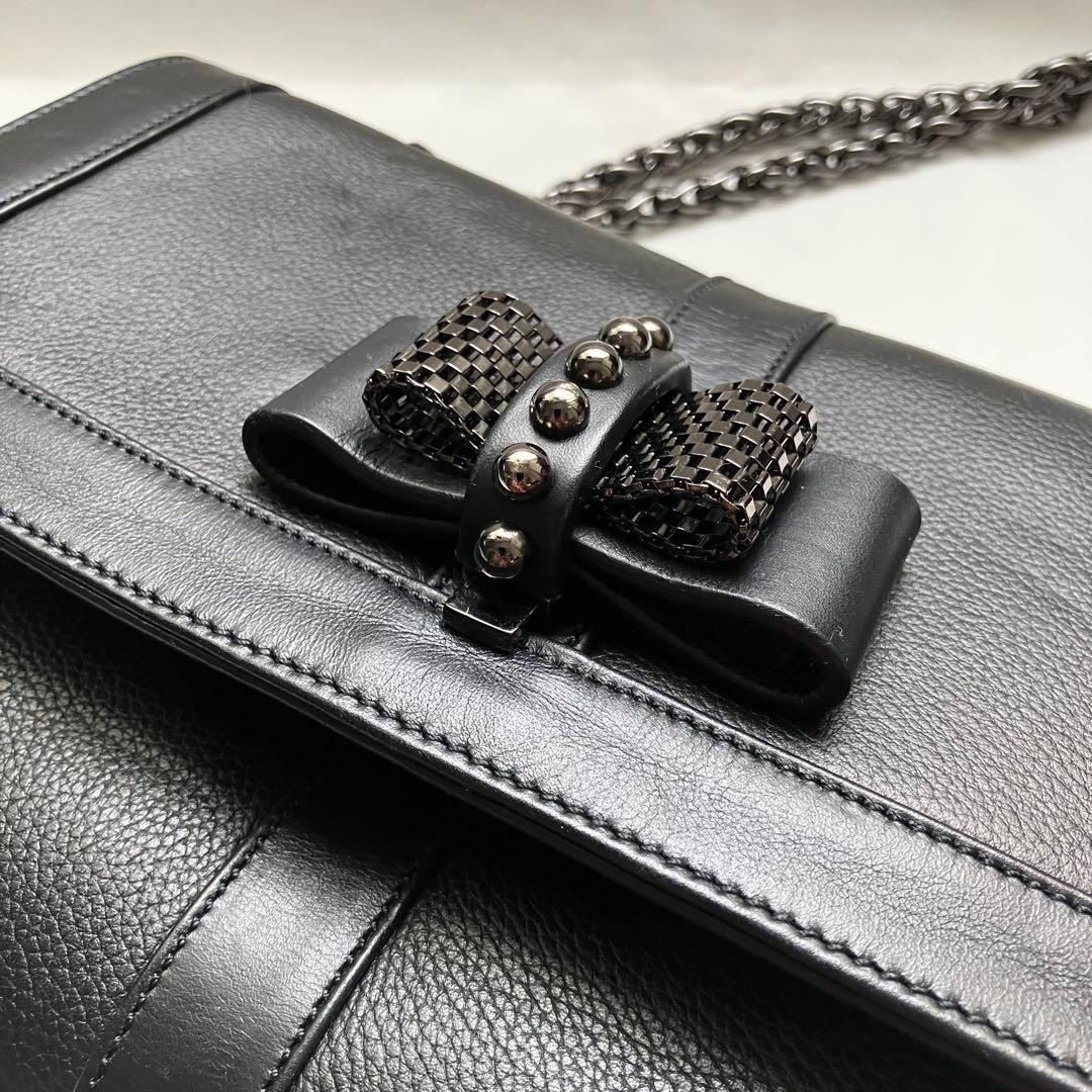 美品Louboutinクリスチャンルブタンショルダーバッグスウィートチャリティー