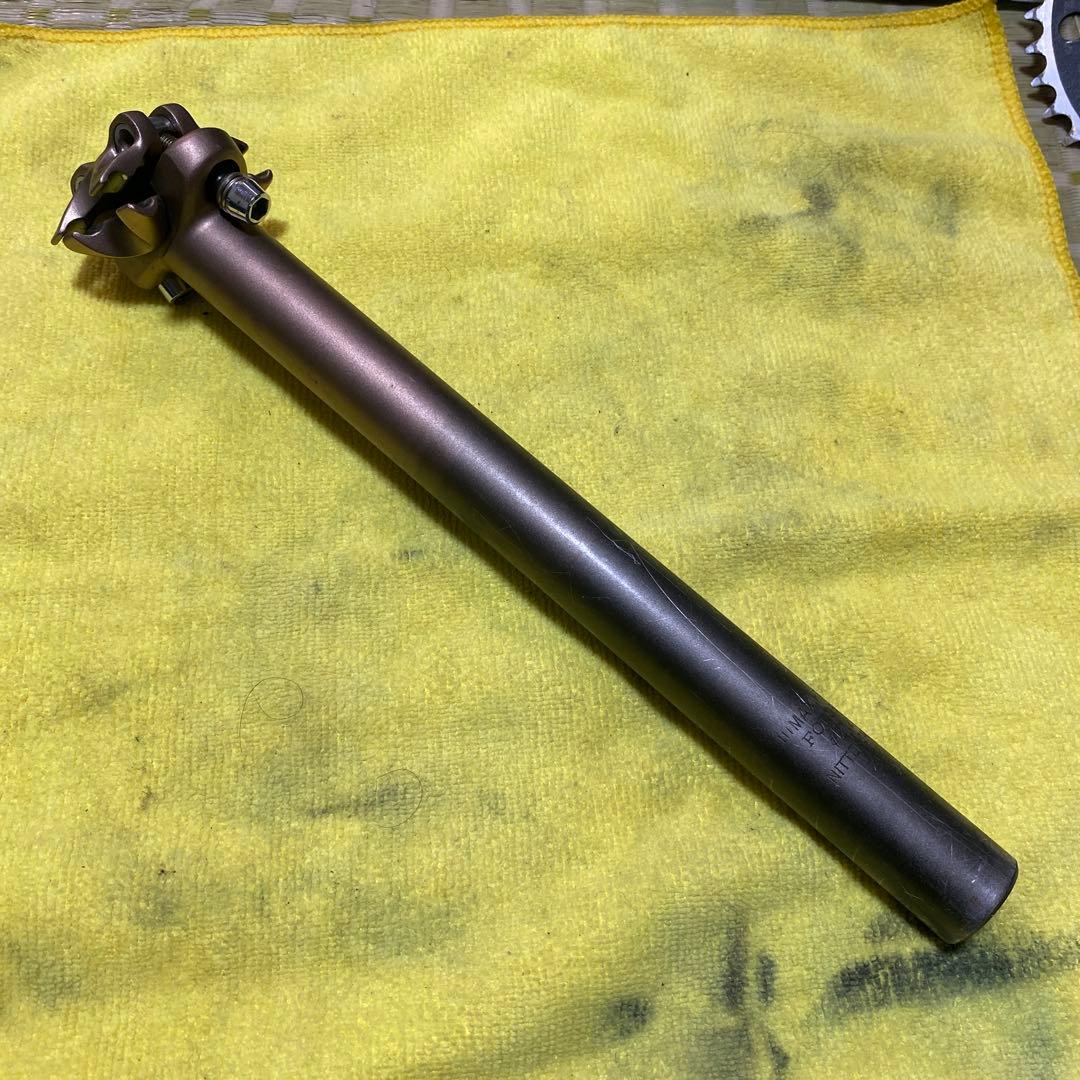 nitto sim works シムワークス　シートポスト　ブラウン　ピスト