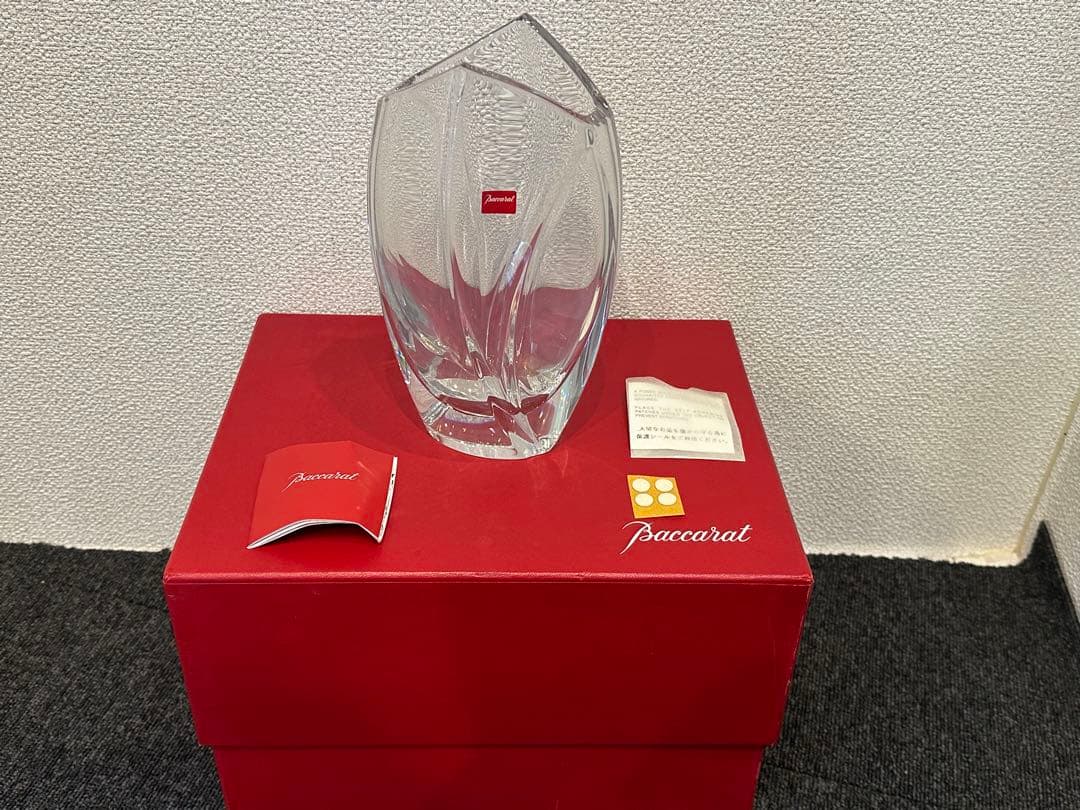未使用保管 Baccarat バカラ RRIGOT リゴット クリスタル花瓶