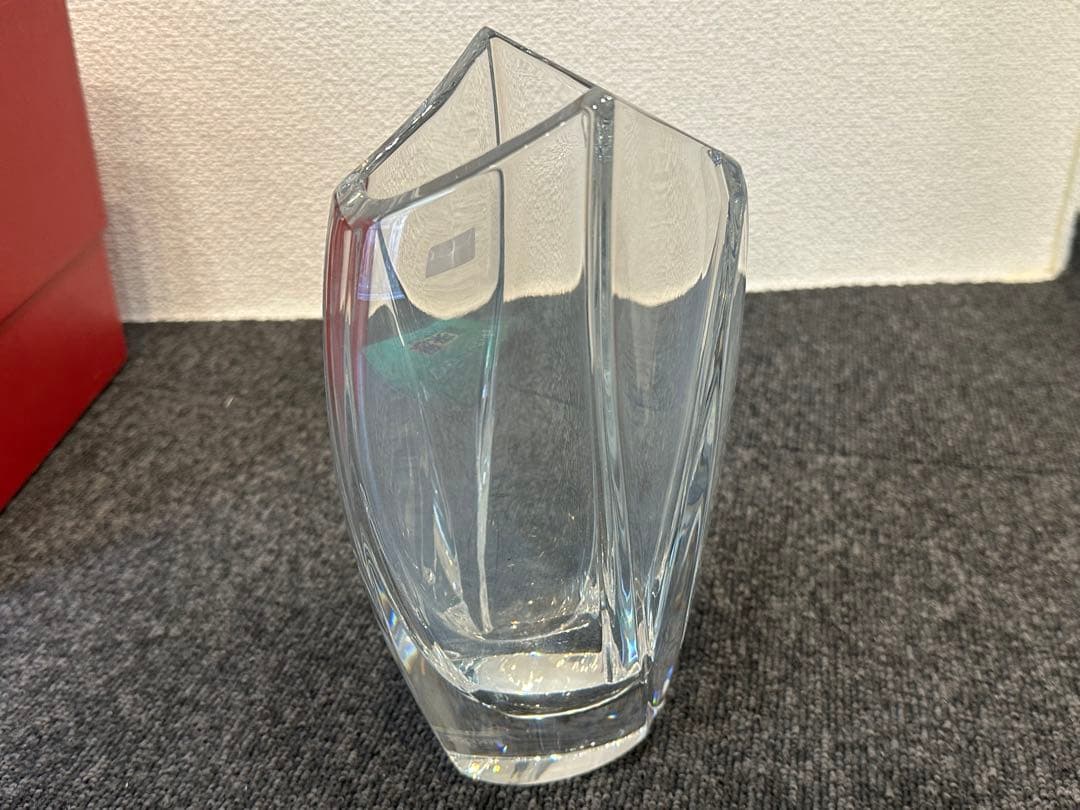 未使用保管 Baccarat バカラ RRIGOT リゴット クリスタル花瓶