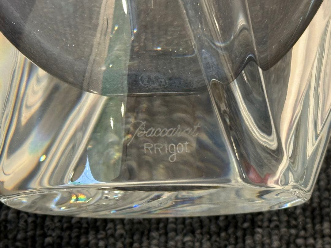 未使用保管 Baccarat バカラ RRIGOT リゴット クリスタル花瓶