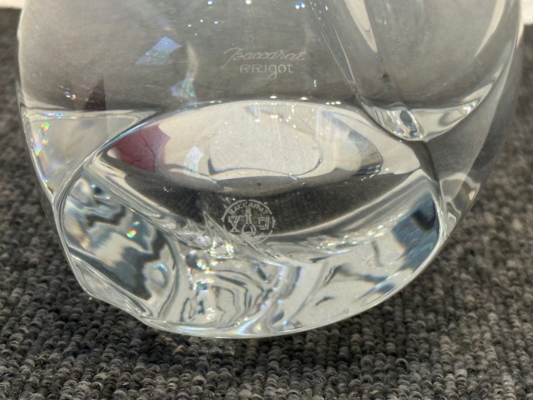 未使用保管 Baccarat バカラ RRIGOT リゴット クリスタル花瓶