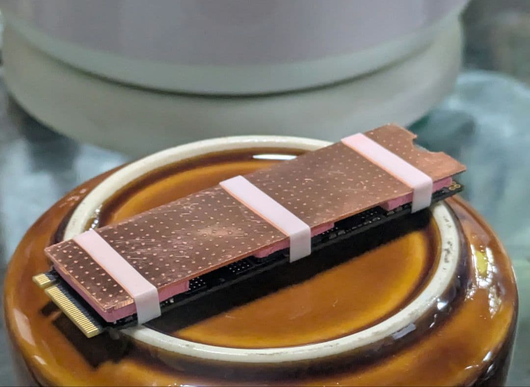 想*像様 銅ヒートシンク付き NVMe SSD 2TB