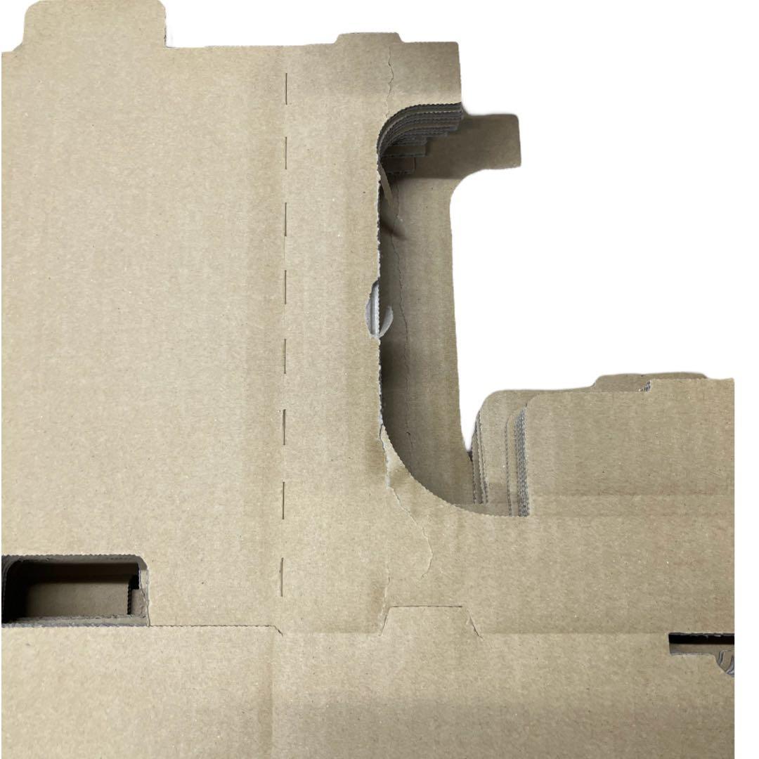 スタッキング収納ボックス 茶色 10個 ＋ 補強板 10個セット