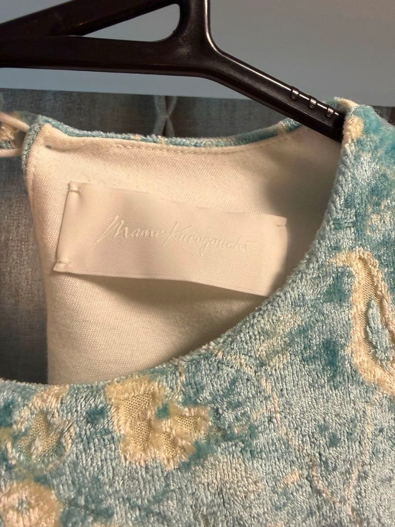 即*物様 Mame Kurogouchi 別注velour jersey top