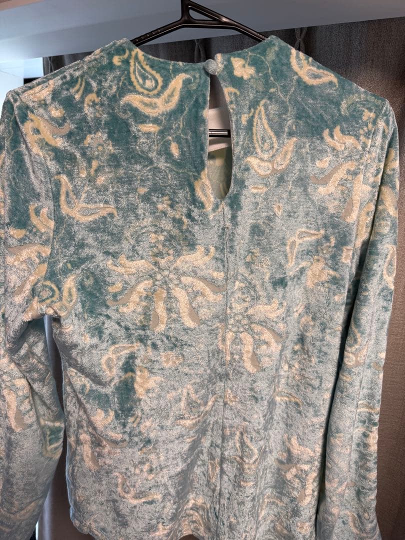 即*物様 Mame Kurogouchi 別注velour jersey top