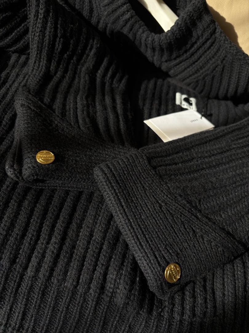 sacai Carhartt WIP ニット プルオーバー デトロイト 黒 02