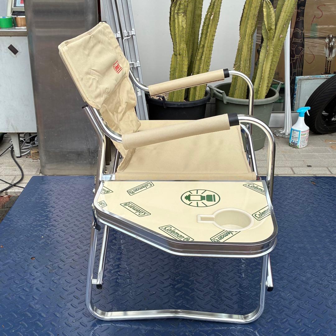 Coleman コールマン キャプテンチェア ニューサイドテーブル付 2脚セット