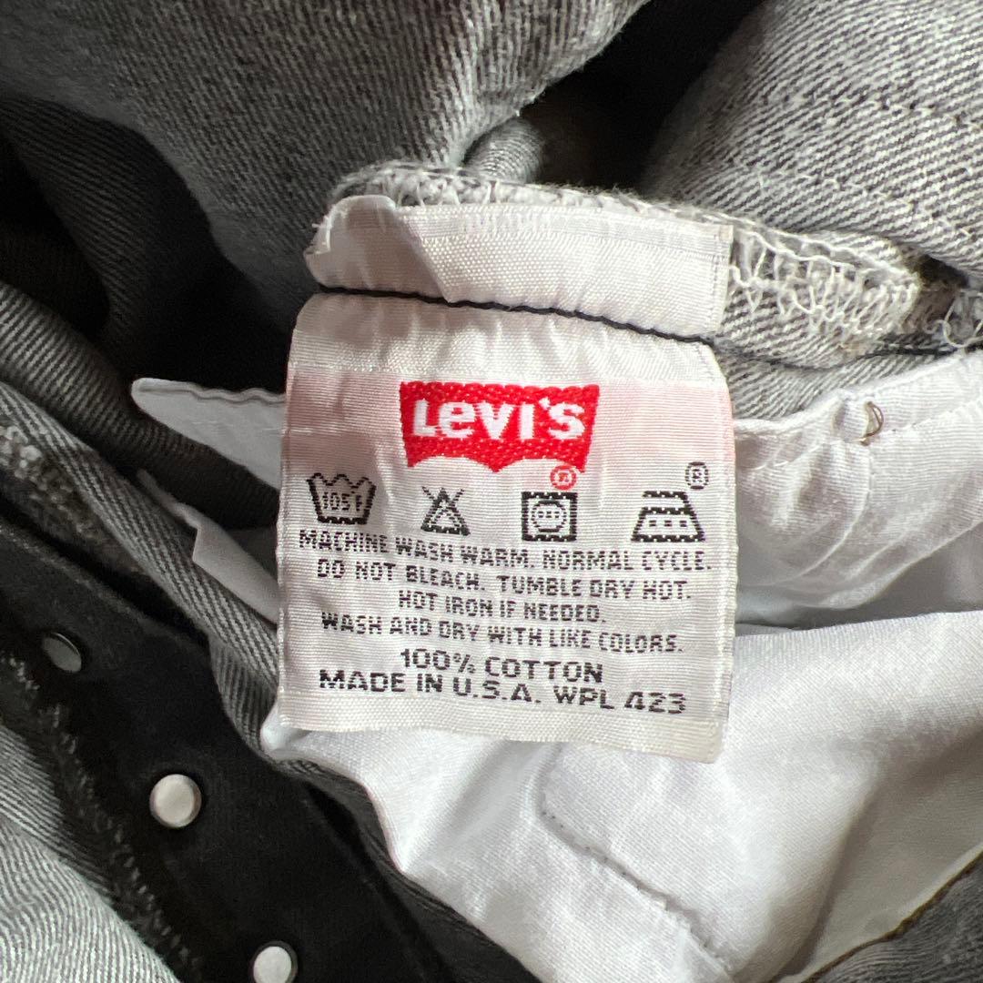 M*N様 90s Levi's USA製 501 先染めブラック 表記33×30