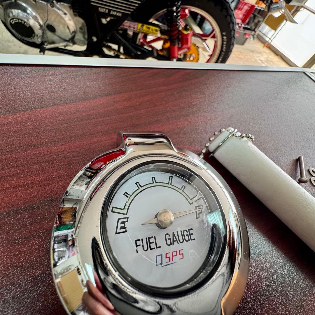 希少！ 新品 CB400F CB250T ゲージ付き タンク キャップ　朝日電装