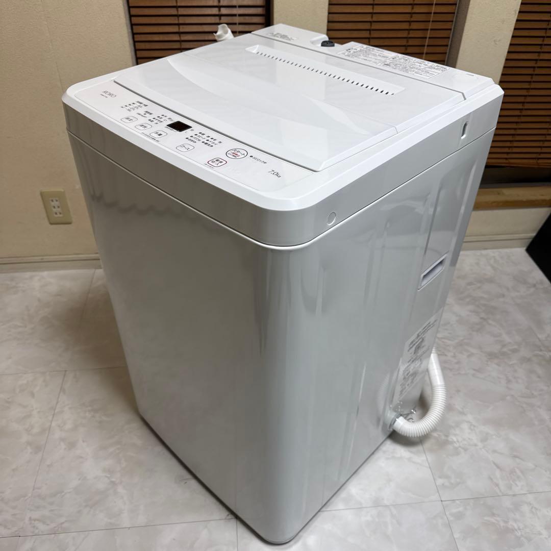 ほぼ未使用 2025年製 ヤマダオリジナルRORO 洗濯機 7kg ステンレス槽