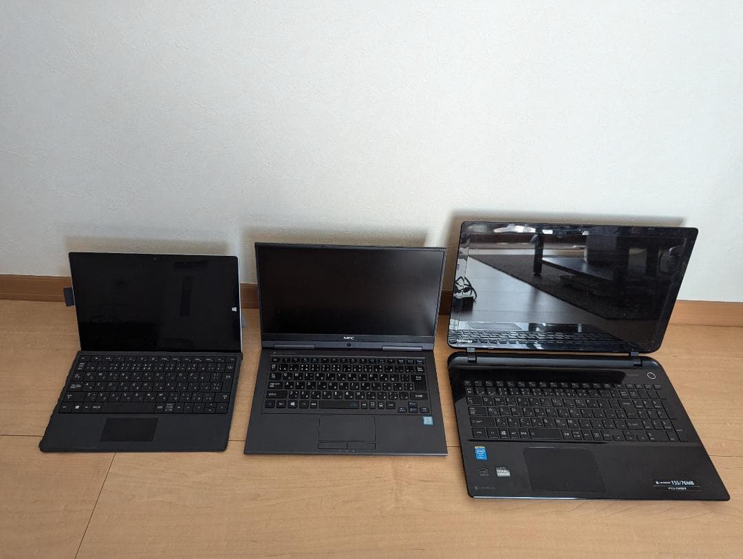 ノートPC 3台 Surface dynabook Lavie