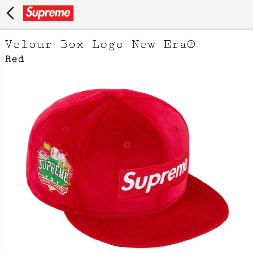 新品未使用 【7-5/8】Supreme Box Logo New Era
