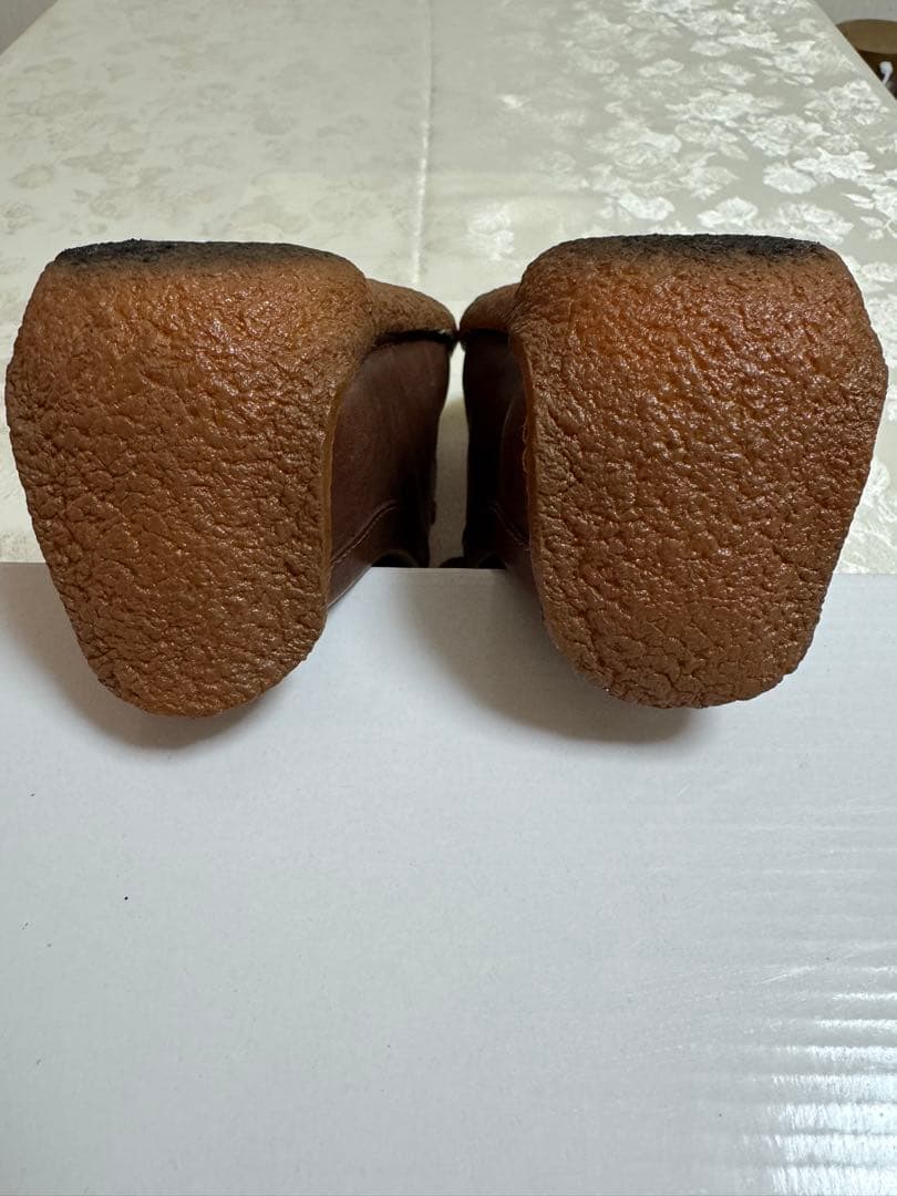 未使用級 クラークス ナタリー　ダークブラウン　クレープソール　レザー　モカシン