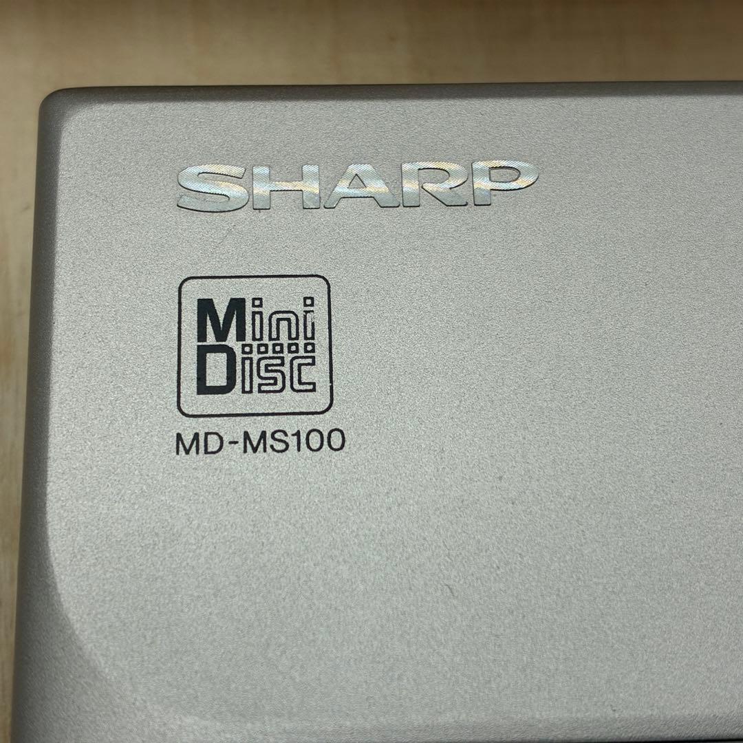 SHARP MDポータブルレコーダー MD-MS100