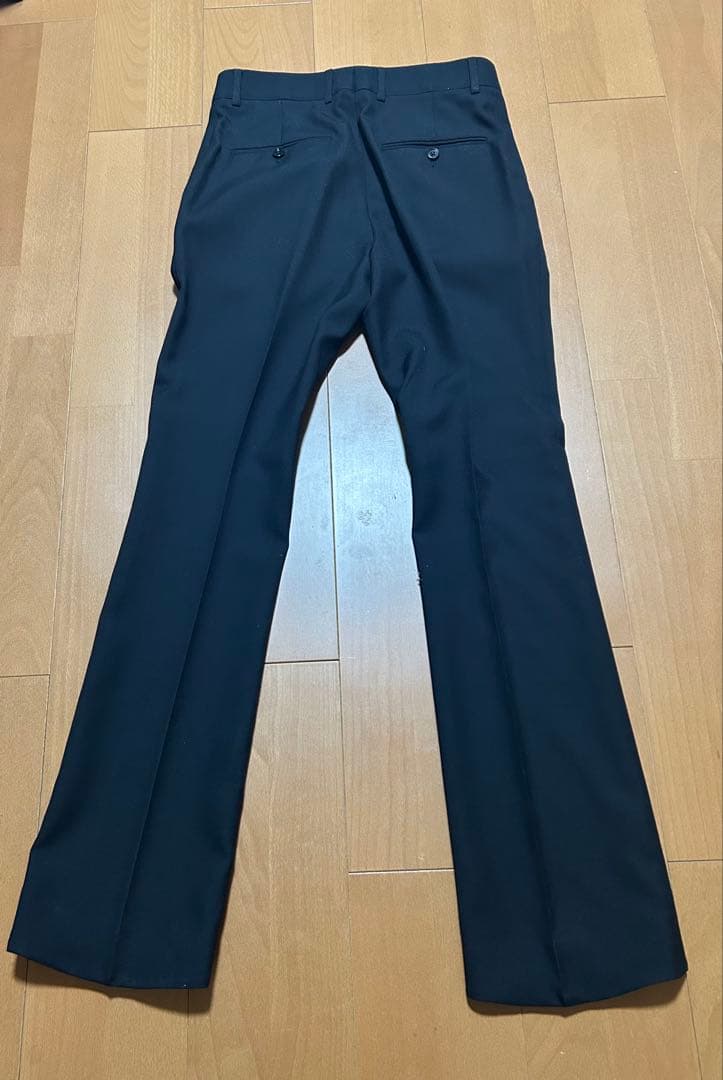 celine フレアパンツ　ウールギャバジン　エディ期