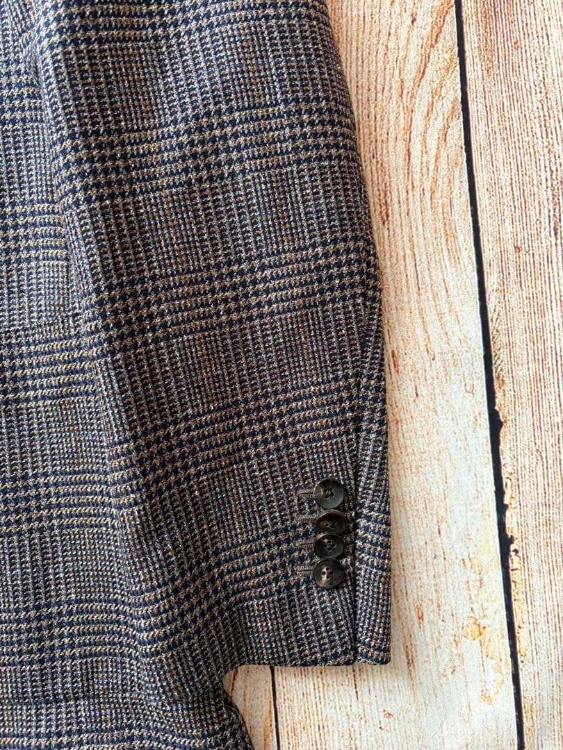 LARDINI ラルディーニ　ジャケット ブラウン ネイビー 44