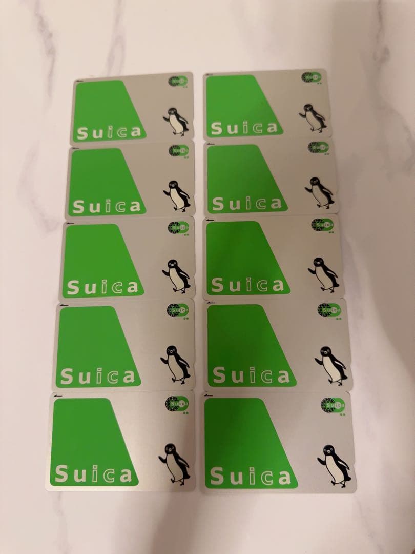 【新品】無記名 Suica スイカ 10枚