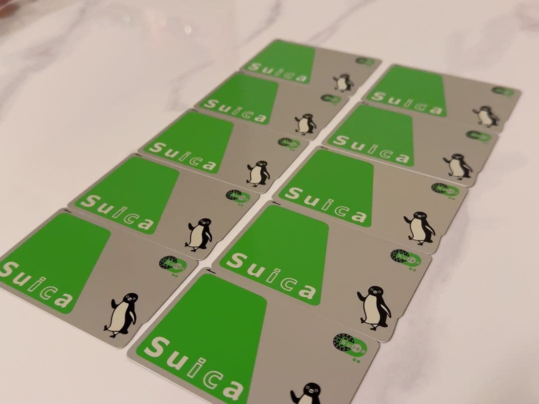 【新品】無記名 Suica スイカ 10枚