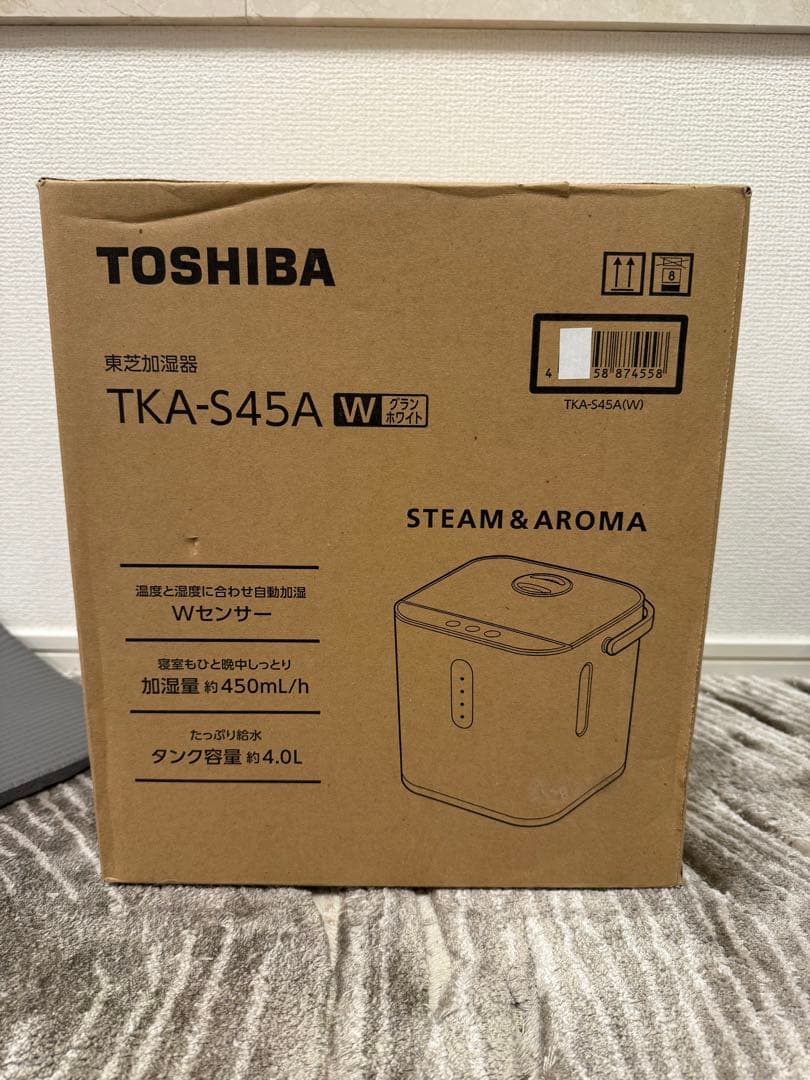TOSHIBA スチームファン式 加湿器 TKA-S45A ホワイト