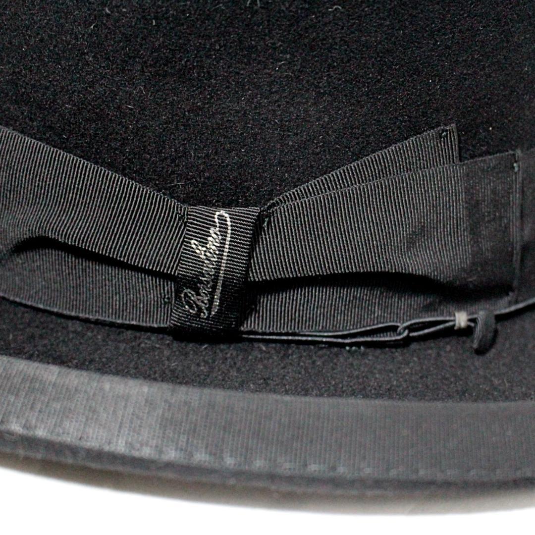 新品 ボルサリーノ 最高級繊維ビキューナ使用 ホンブルグフェルトハット 58（M