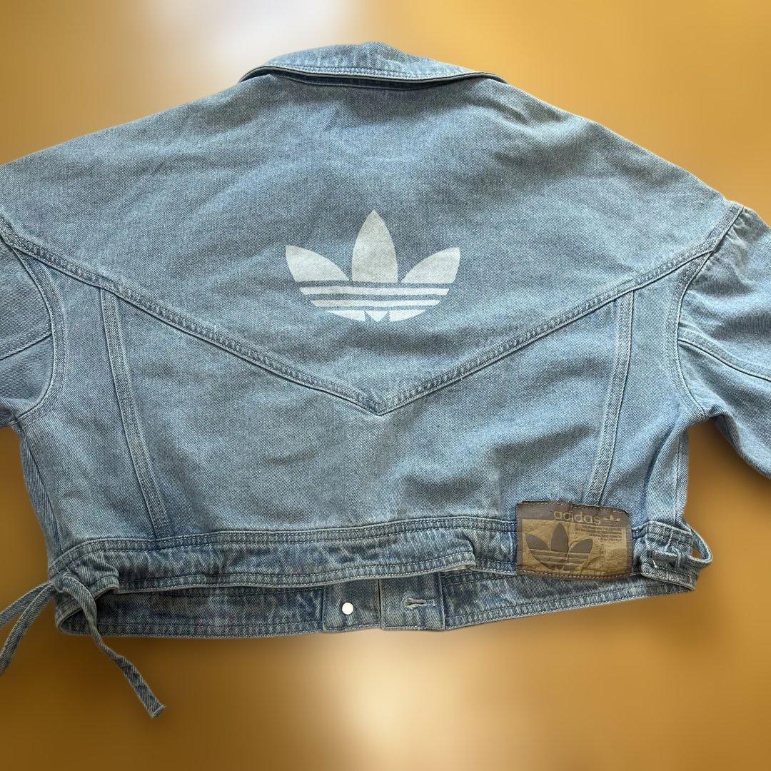 ♡*♡様 adidas デニムクロップドジャケット S