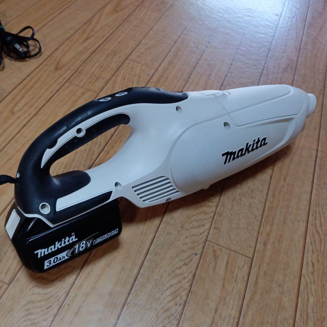 マキタ18V充電式クリーナCL−182FD純正バッテリ、急速充電器、サイクロン付