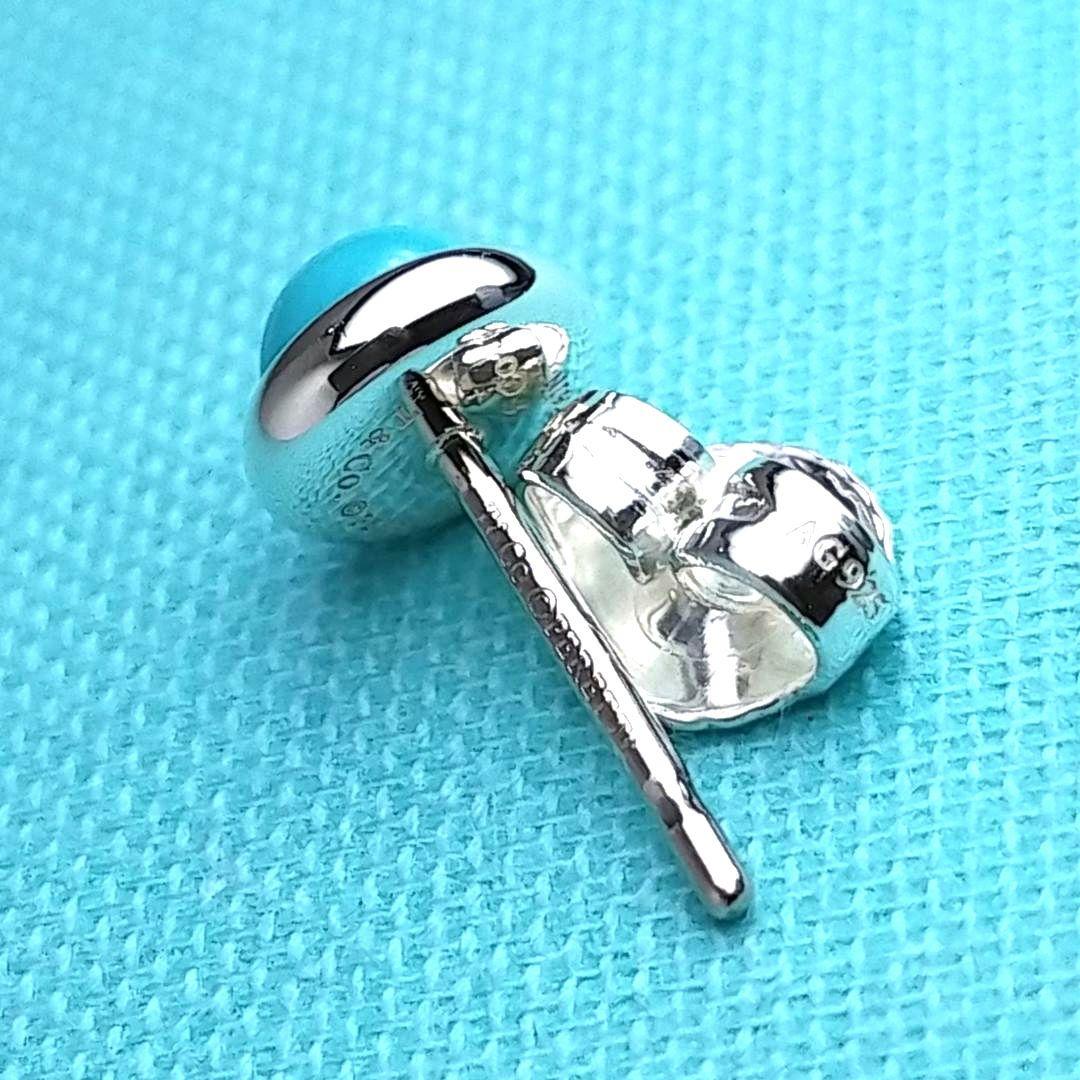 ●SALE●【ティファニー】バイザヤード　ターコイズ　ピアス　片耳　2543