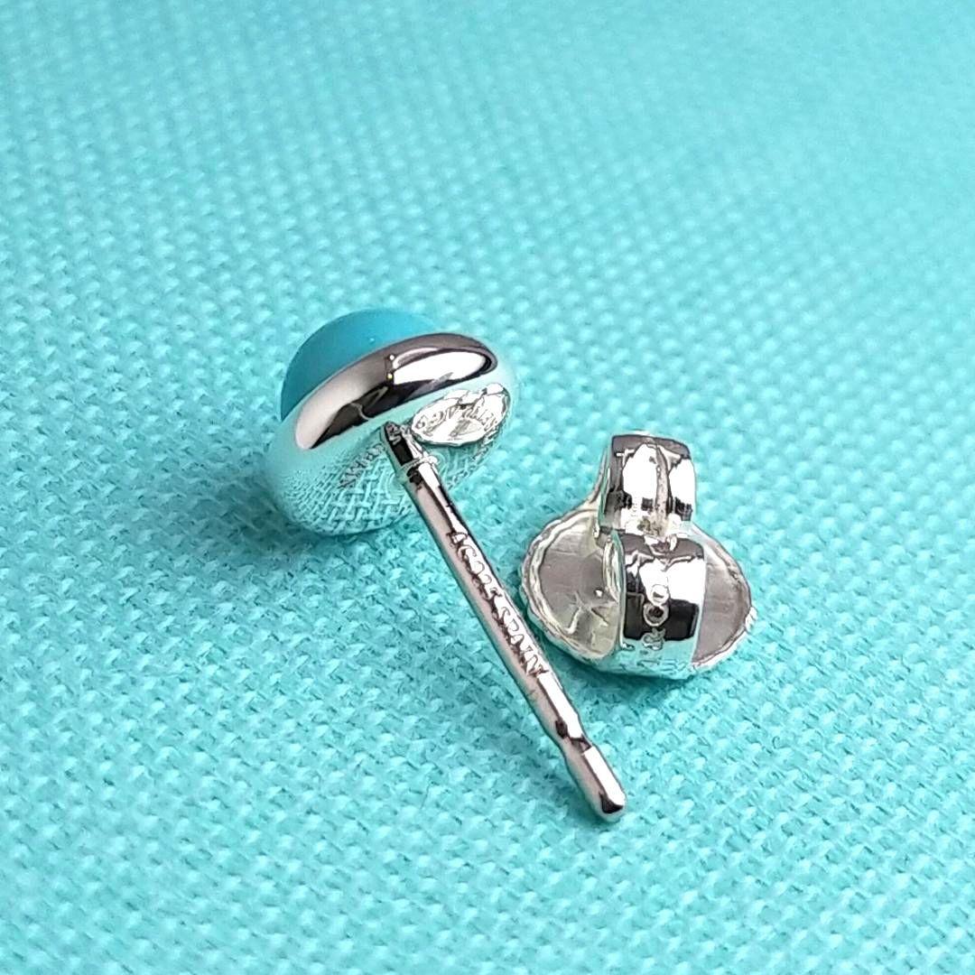 ●SALE●【ティファニー】バイザヤード　ターコイズ　ピアス　片耳　2543