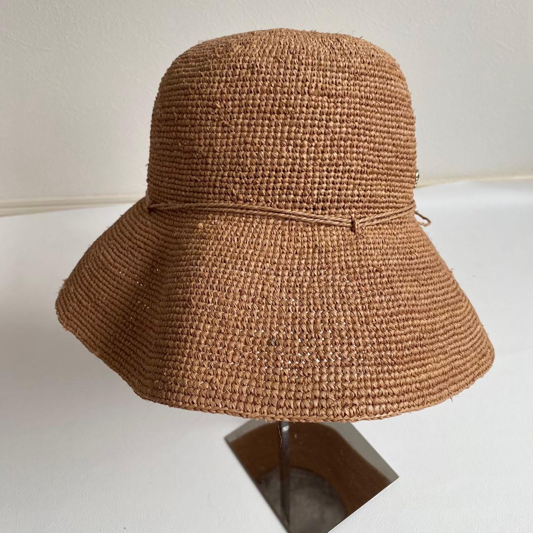 極美品　ヘレンカミンスキー プロヴァンス10 麦わら帽子 ヌガー ラフィア