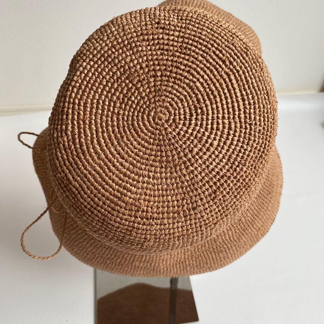 極美品　ヘレンカミンスキー プロヴァンス10 麦わら帽子 ヌガー ラフィア