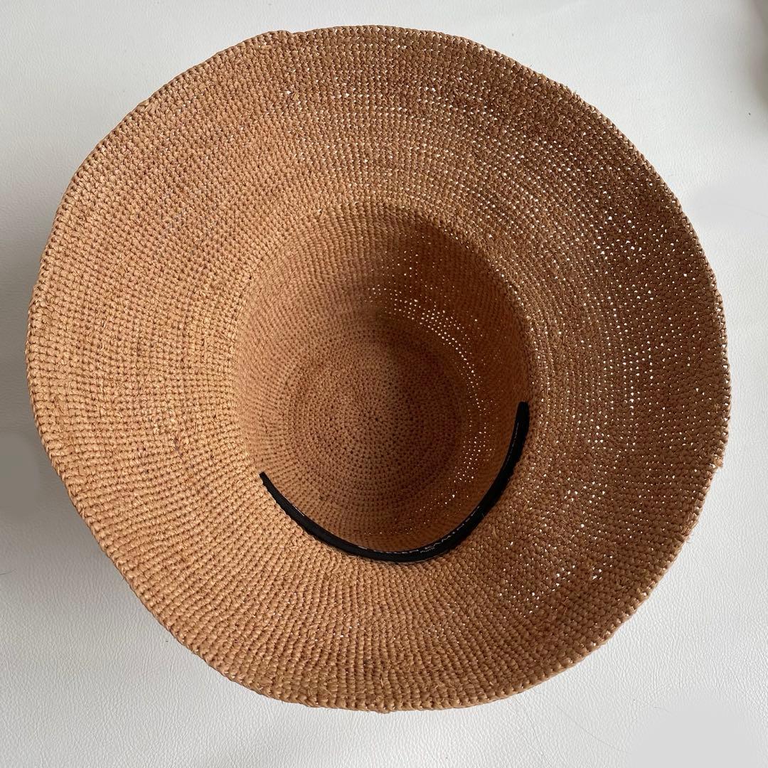 極美品　ヘレンカミンスキー プロヴァンス10 麦わら帽子 ヌガー ラフィア