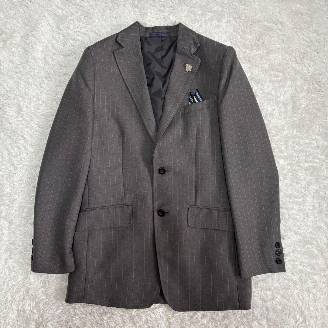 【フォーマル4点】ヒロミチナカノボーイズ 卒服 165 キッズ　グレー