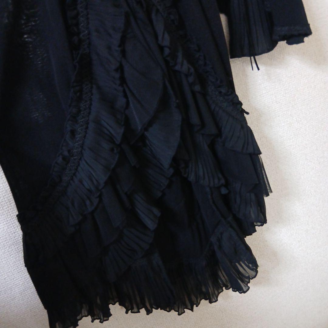 丸眼鏡さま専用♥️OZZONESTE♥️コルセット編み上げフリルドレス風カーデ