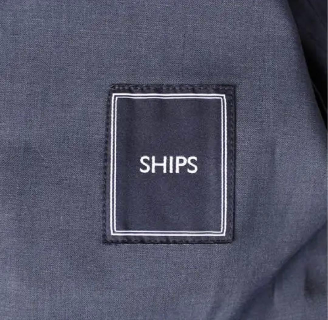 【新品未使用】SHIPS テーラードジャケット L トラベルスーツ グレー