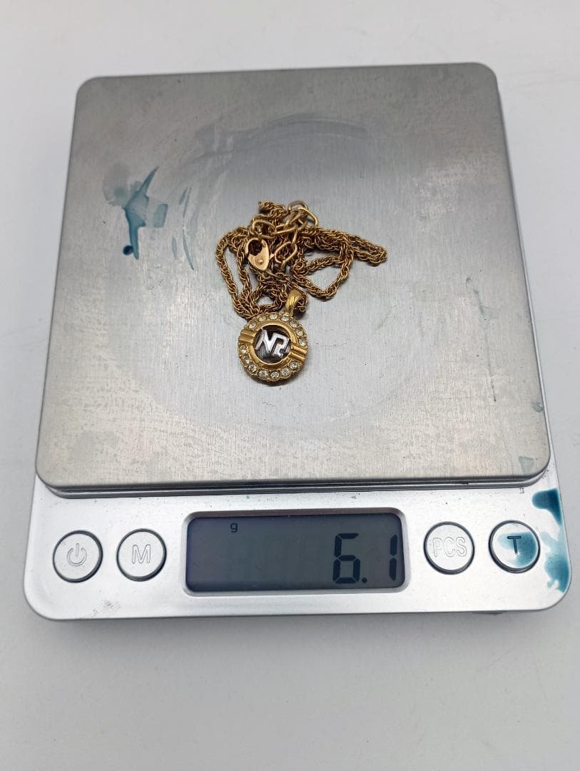 ニナリッチ　K18　刻印　ネックレス　ゴールド　NINA RICCI　美品