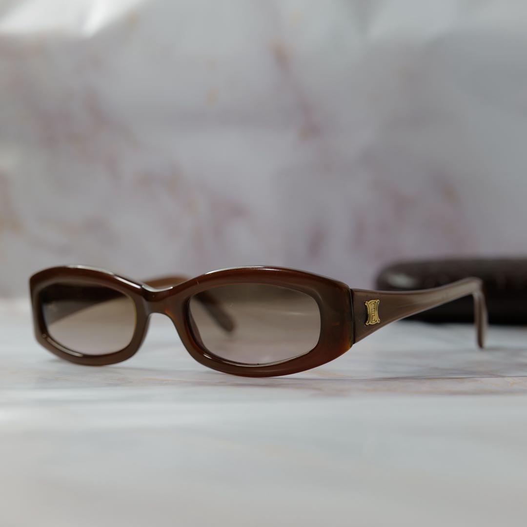 celine セリーヌ マカダム ロゴ Y2K アンティーク サングラス ケース