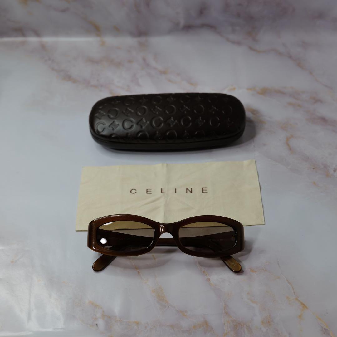 celine セリーヌ マカダム ロゴ Y2K アンティーク サングラス ケース