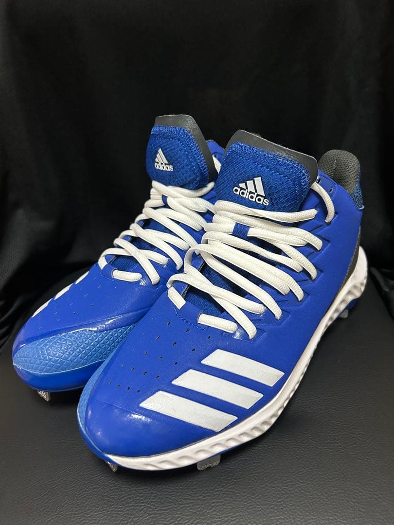 adidas Icon Bounce Mid 野球スパイク 27cmブルー未使用