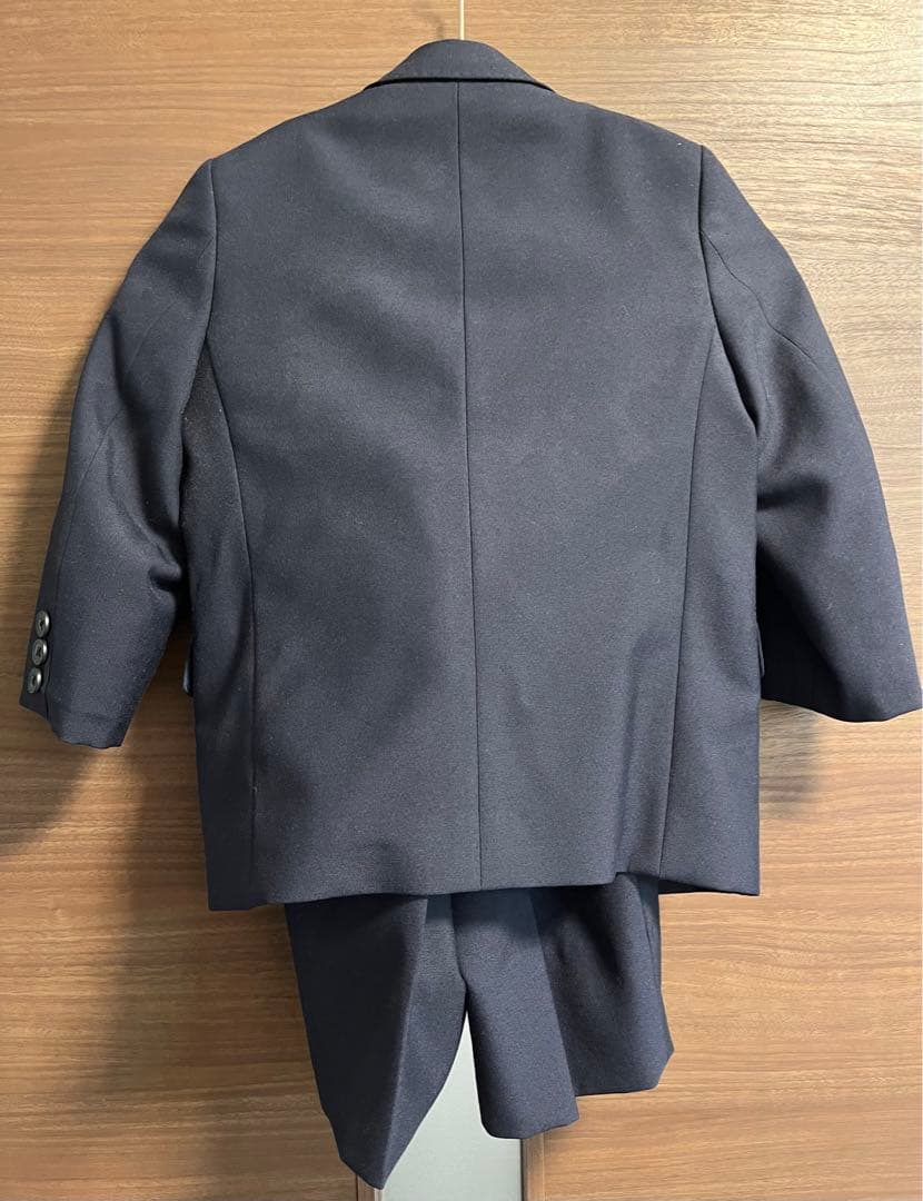 未使用 ミキハウス　MIKIHOUSE スーツ　濃紺 110cm 受験　入学卒業