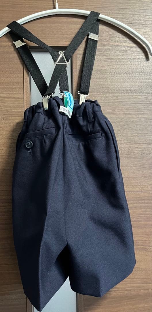 未使用 ミキハウス　MIKIHOUSE スーツ　濃紺 110cm 受験　入学卒業