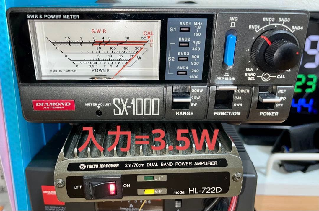 TOKYO HY-Power HL-722D デュアルバンド　リニアアンプ