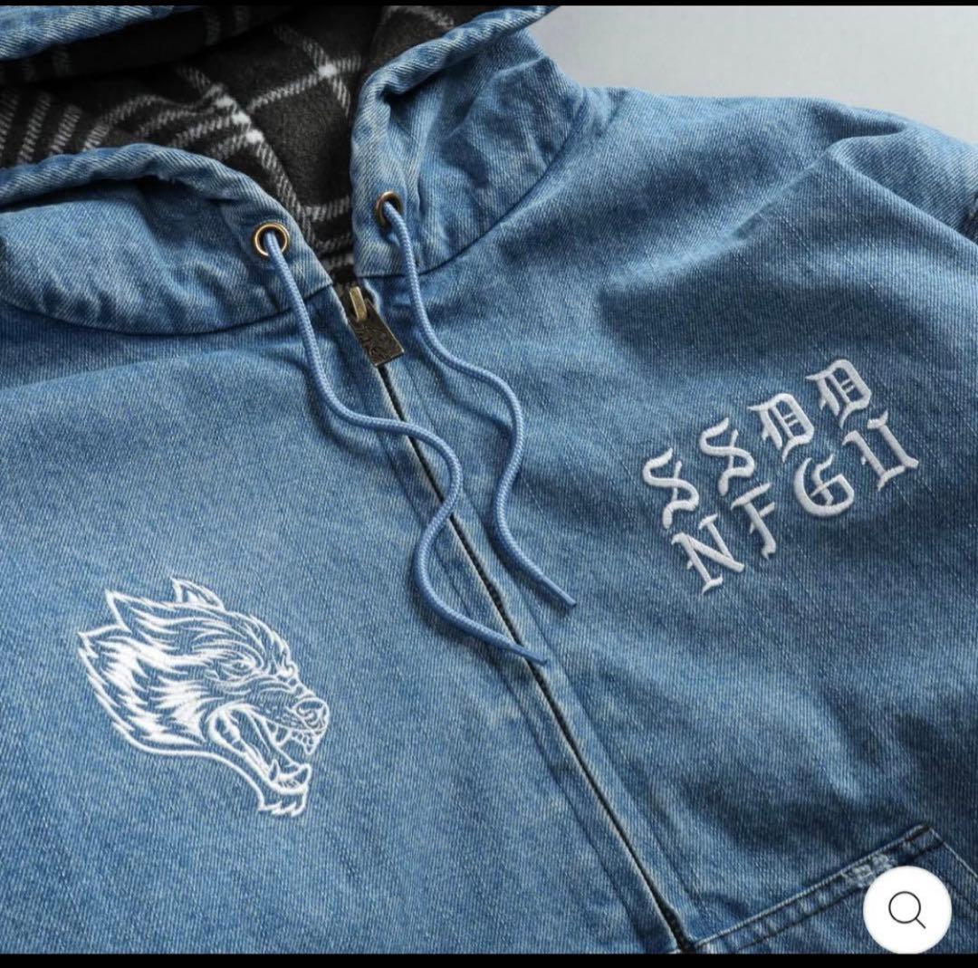 鮫*様 darc sport デニムパーカージャケット