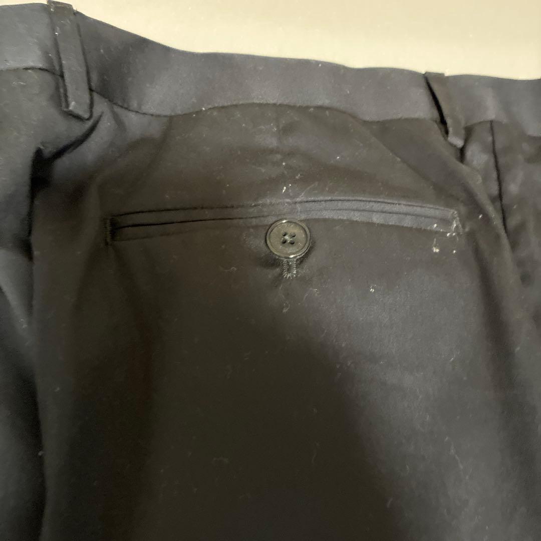 エトロ　黒 スラックス タグ付き　56サイズ